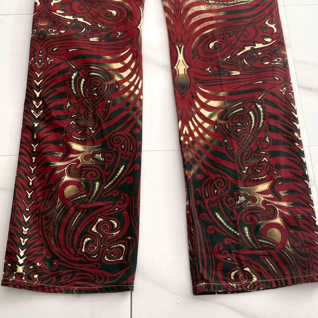 Jean Paul Gaultier Archive Tribal Tattoo Print Jeans