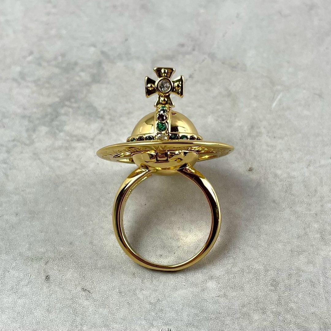 Vivienne Westwood Orb Poison Ring Gold Size ONE SIZE