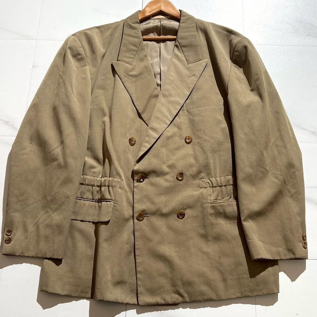CDG HOMME PLUS 80s Vintage Wool Double-Breasted Jkt Size L