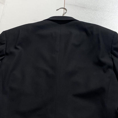 LQ Y's for men Wool Gabardine Zip Tailored Jacket Size L