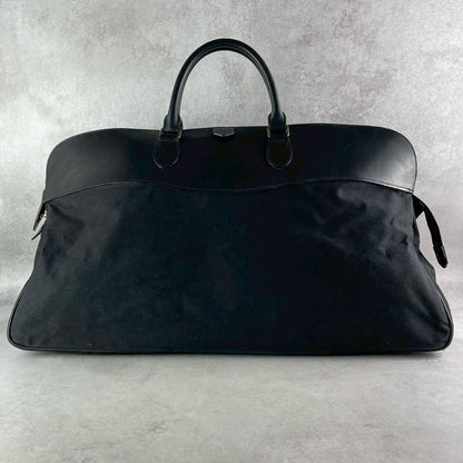 Y's for men Canvas Leather Boston Bag Black Size ONE SIZE