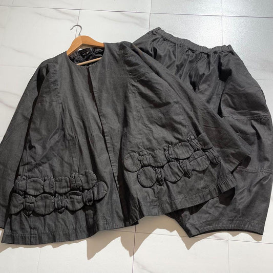 COMME des GARCONS 21SS No-Collar Garment Jacket Gray Size M