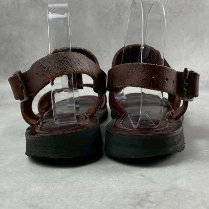 ISSEY MIYAKE MEN Leather Sandals Brown Size L