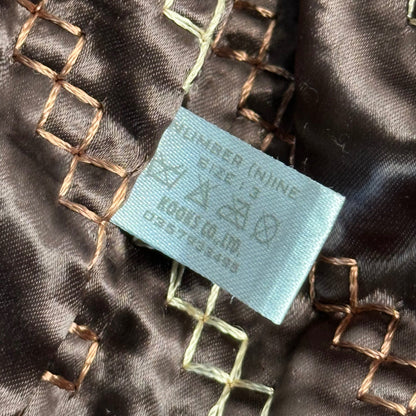 NUMBER (N)INE 02AW Rabbit Fur Trim Wool Jacket Size 3