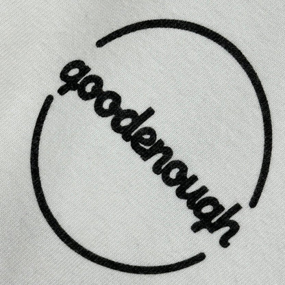 GOODENOUGH 2008 Cotton Circle Logo T-Shirt White Size L