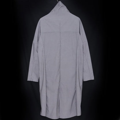 INCARNATION Loose-neck Stretch Coat #2 Unlined Gray Size S