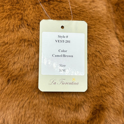 La Fiorentina Long Faux Fur Reversible Vest Size S/M