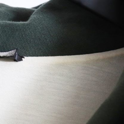 BALENCIAGA 21SS Caps Destroyed Hoodie Green Size M
