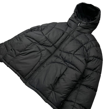 SUPREME 21AW Warp Hooded Puffy Jacket Black Size M