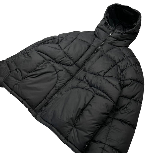 SUPREME 21AW Warp Hooded Puffy Jacket Black Size M
