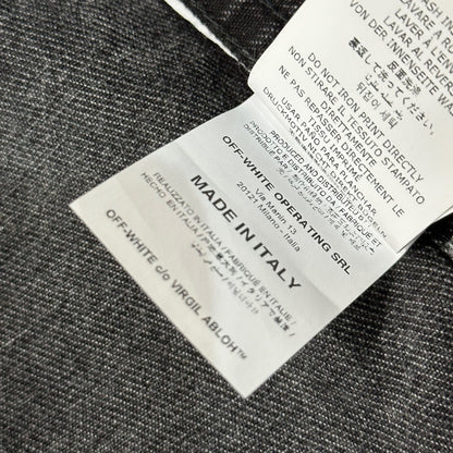 Off-White Arrow Oversize Denim Jacket Black Size M