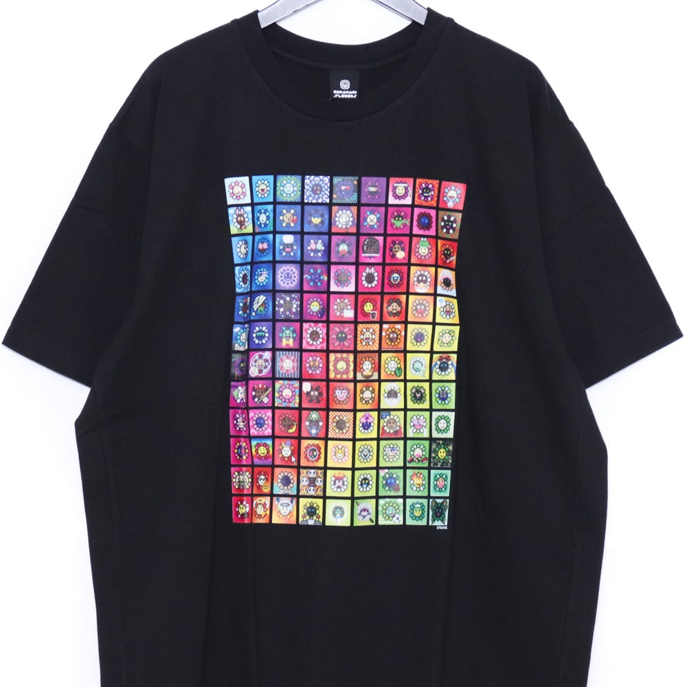 TAKASHI MURAKAMI 108 Bonno Flowers T-Shirt Black Size XXL