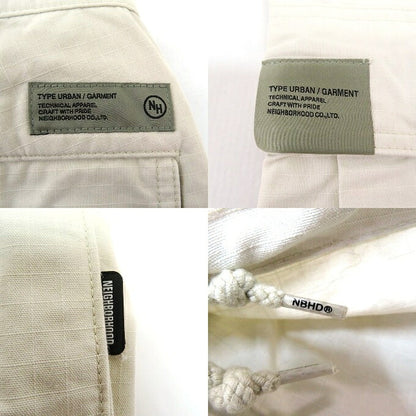 NEIGHBORHOOD 24SS Wide Cargo Pants Off White Size L