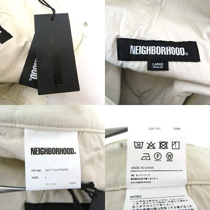 NEIGHBORHOOD 24SS Wide Cargo Pants Off White Size L