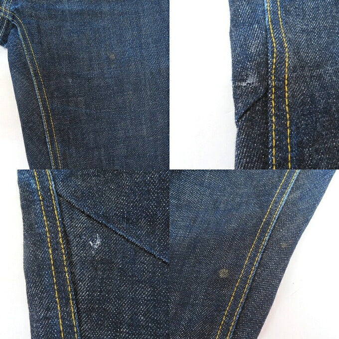 DENHAM Crossback Regular Carrot Fit Dark Indigo Pants Size W27