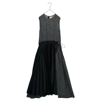 noir kei ninomiya 19SS Floral Gathered Pleated Dress Size XS
