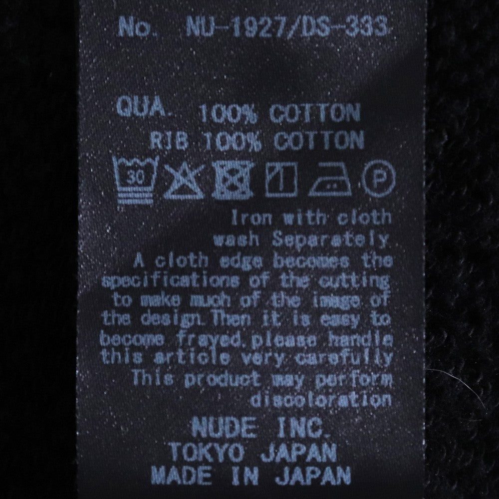 NUDE:MASAHIKO MARUYAMA Oversize Sweatshirt Black Size 2