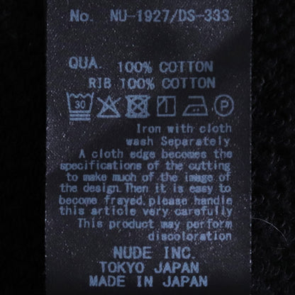 NUDE:MASAHIKO MARUYAMA Oversize Sweatshirt Black Size 2
