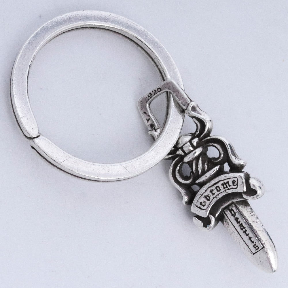 CHROME HEARTS RNG&No #5 Dagger Keyring Silver Size #5