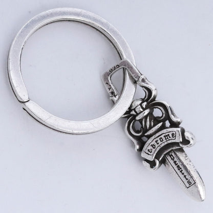CHROME HEARTS RNG&No #5 Dagger Keyring Silver Size #5