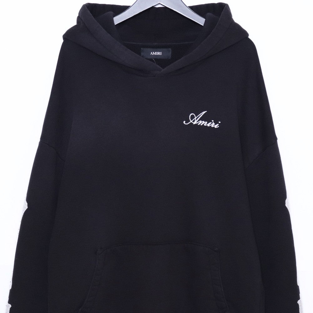 AMIRI Bones Oversized Hoodie Black Size XXL