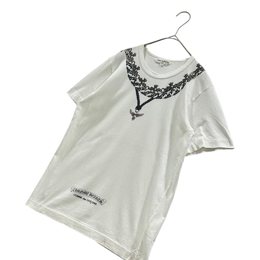 CDG x CHROME HEARTS 07 Xmas Ltd Print T-Shirt Size S