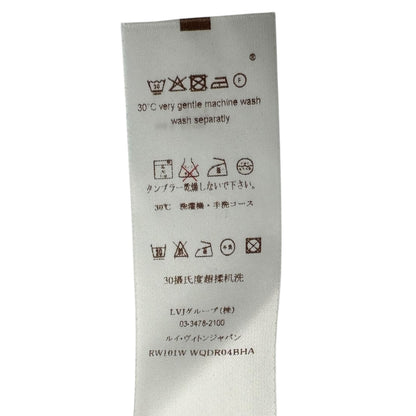 LOUIS VUITTON Halter-Neck Monogram Cotton Dress Size 34