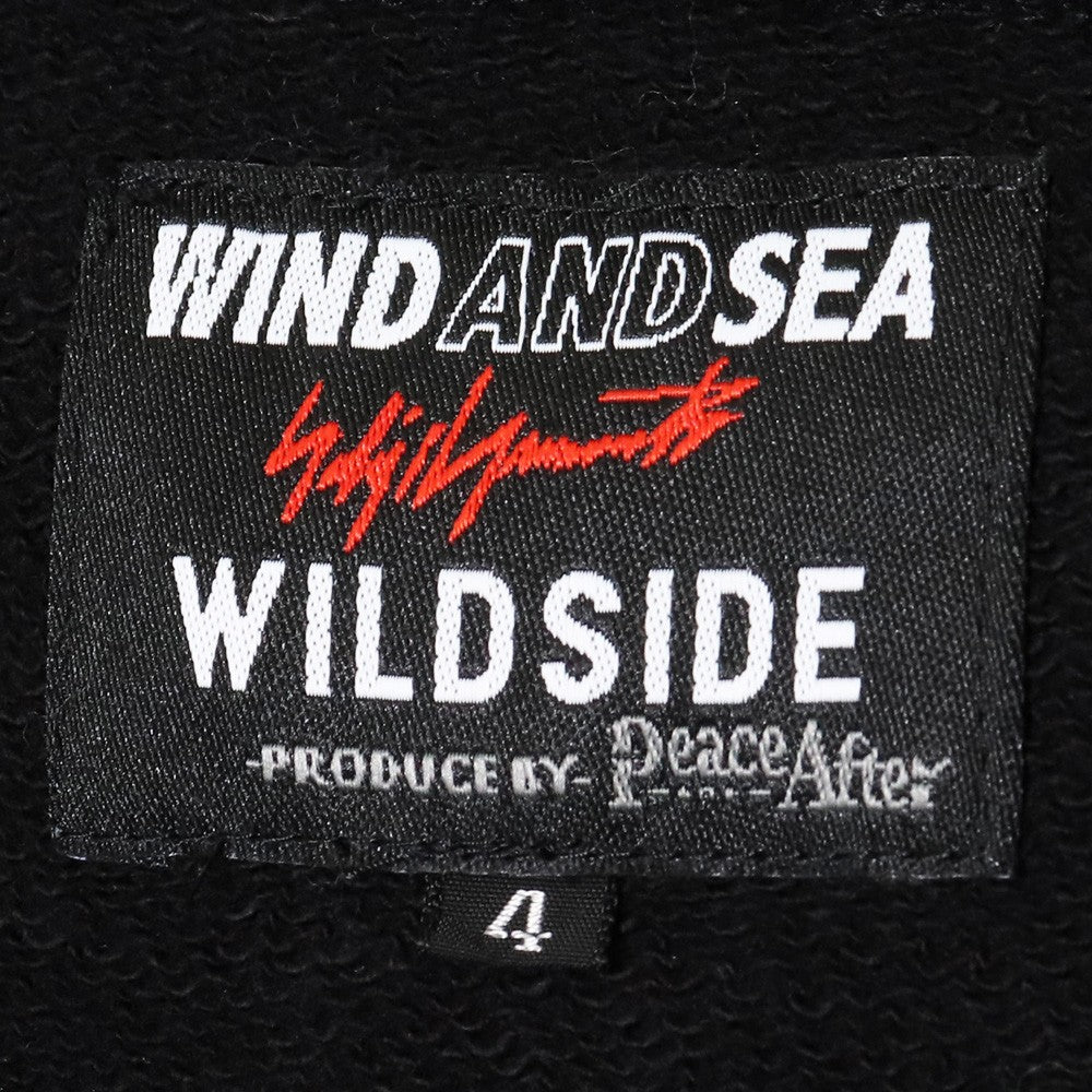 WIND AND SEA x WILDSIDE YOHJI YAMAMOTO Hoodie Black Size 4