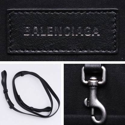 BALENCIAGA BB Logo Hardware 2-Way Tote Bag Black Size F