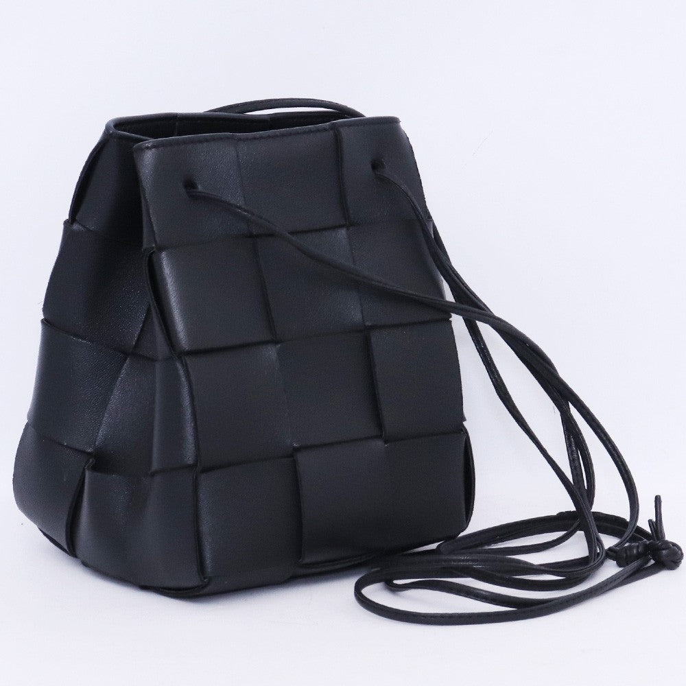 BOTTEGA VENETA Small Cassette Bucket Bag Black Size ONE SIZE