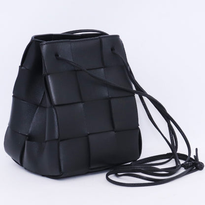 BOTTEGA VENETA Small Cassette Bucket Bag Black Size ONE SIZE