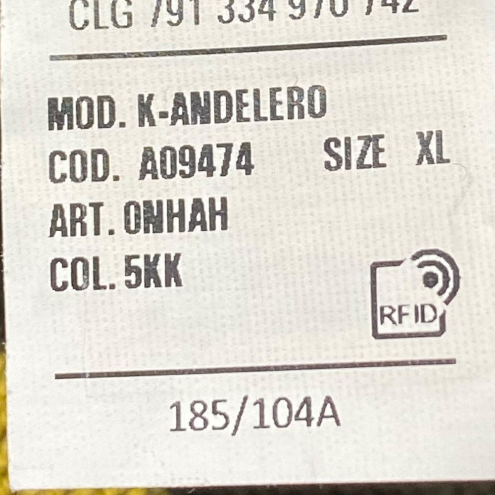 DIESEL K-ANDELERO Crew Neck Knit Sweater Yellow Size XL