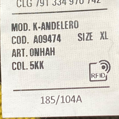 DIESEL K-ANDELERO Crew Neck Knit Sweater Yellow Size XL