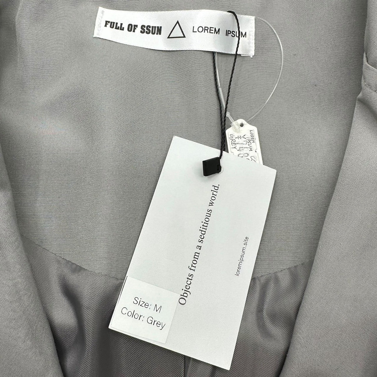 FULL OF SSUN CLOTHING 24AW Lorem Ipsum Nylon Coat Size L
