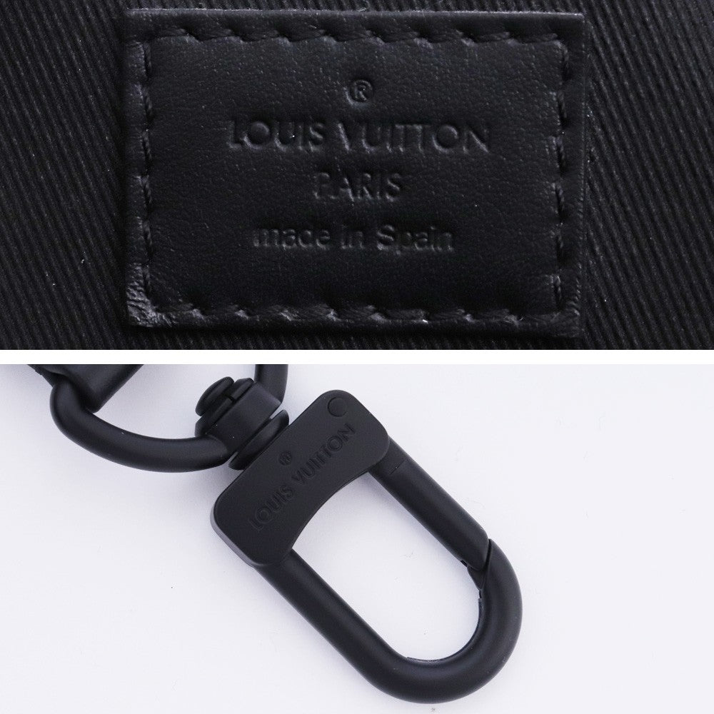 Louis Vuitton Soft Trunk Briefcase Monogram Black Bag Size F