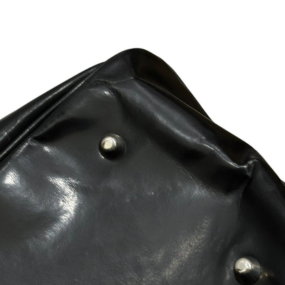 COMME des GARCONS Vintage Logo Leather Mini Boston Bag Black