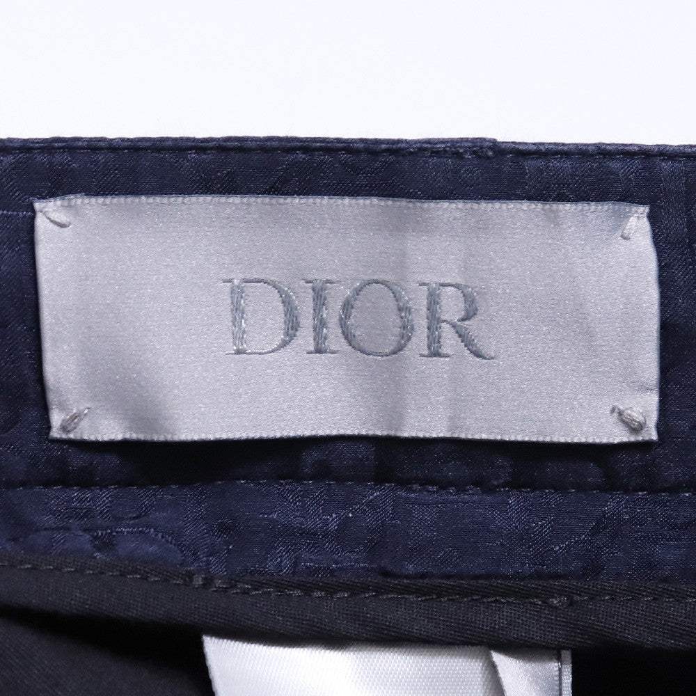 DIOR Oblique All-Over Silk-Blend Shorts Size 50