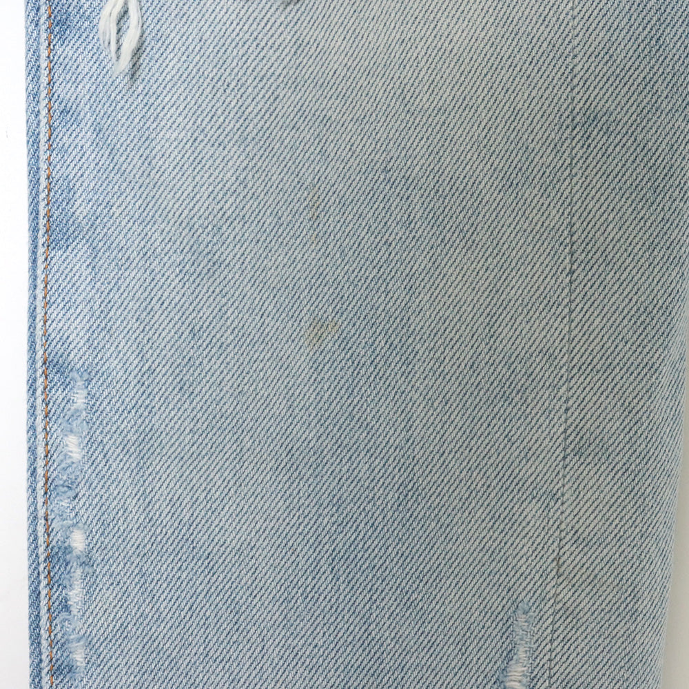OFF-WHITE Distressed Denim Pants Light Indigo Size 28