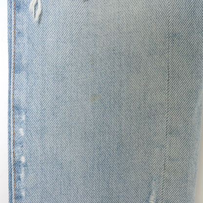 OFF-WHITE Distressed Denim Pants Light Indigo Size 28