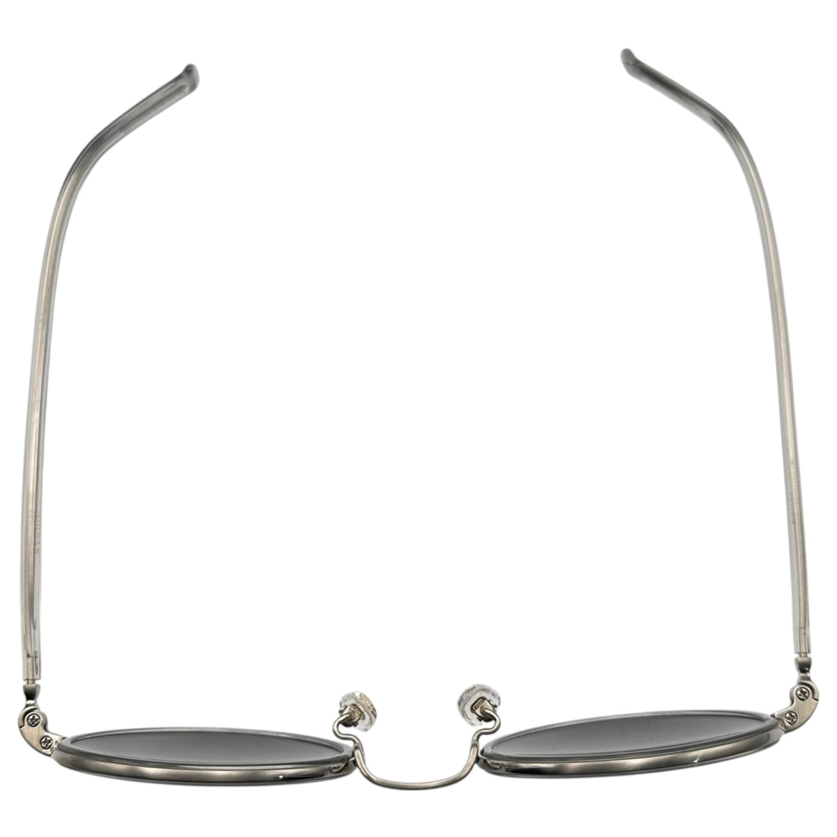 Ayame FOCUS Round Sunglasses Light Gray Size 46□23-145
