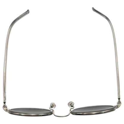 Ayame FOCUS Round Sunglasses Light Gray Size 46□23-145