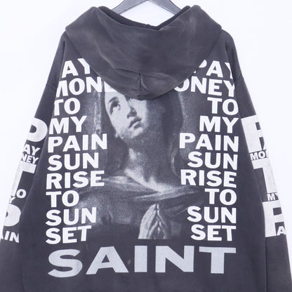 Saint Michael 24SS PTP BRND MONEY Hoodie Distressed Size XL