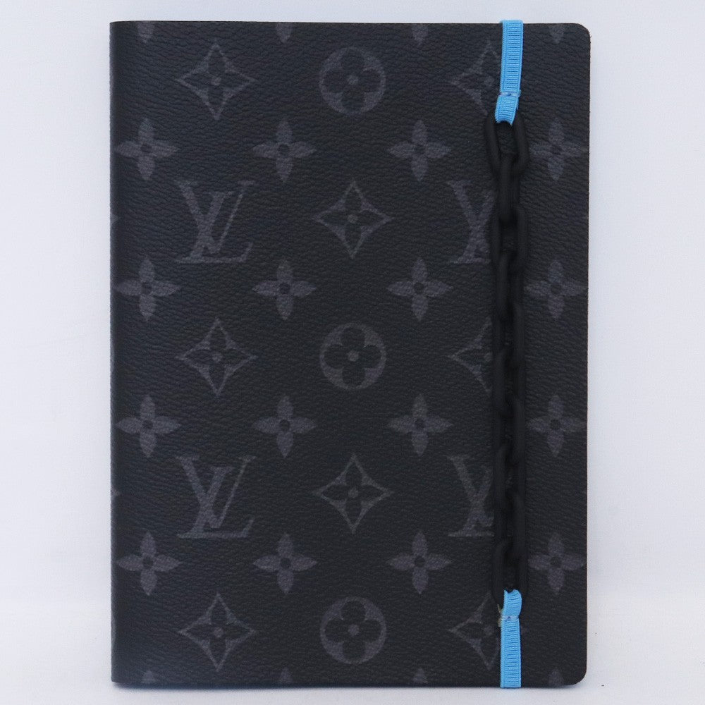 Louis Vuitton Monogram Eclipse Chain Black Blue Size F