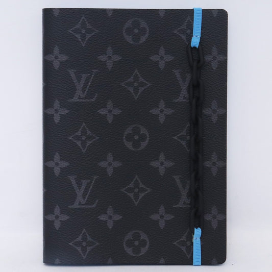 Louis Vuitton Monogram Eclipse Chain Black Blue Size F