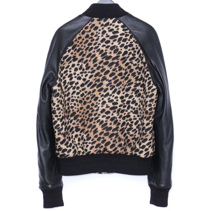 Dsquared2 23AW Leopard-print Bomber Jacket Size 48