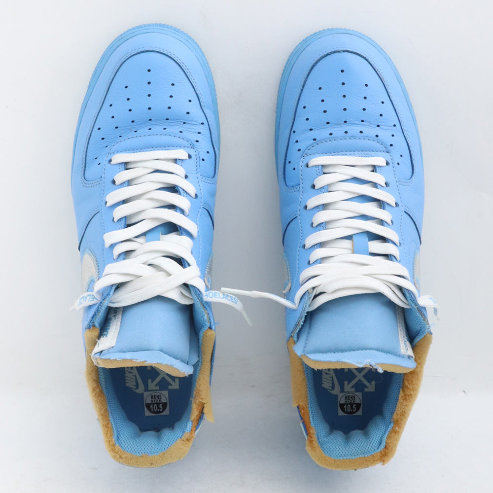 NIKE x OFF-WHITE Air Force 1 Low Blue Sneakers Size 28.5cm