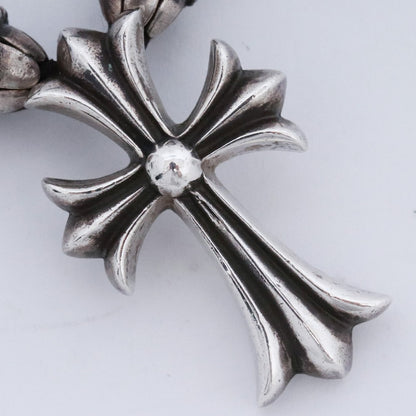 CHROME HEARTS Small CH Cross Necklace Silver Size ONE SIZE