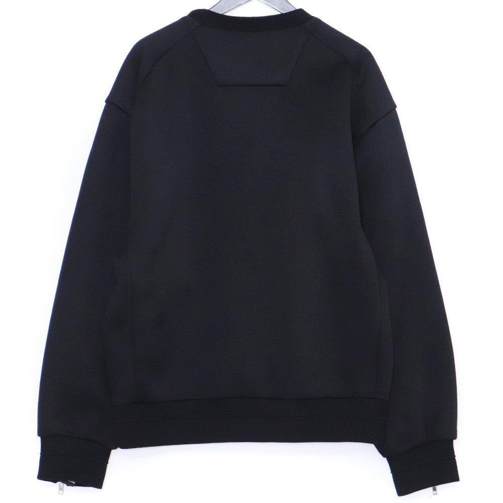 JUUN.J Zip Pullover Hoodie Black Size 44
