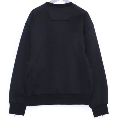 JUUN.J Zip Pullover Hoodie Black Size 44