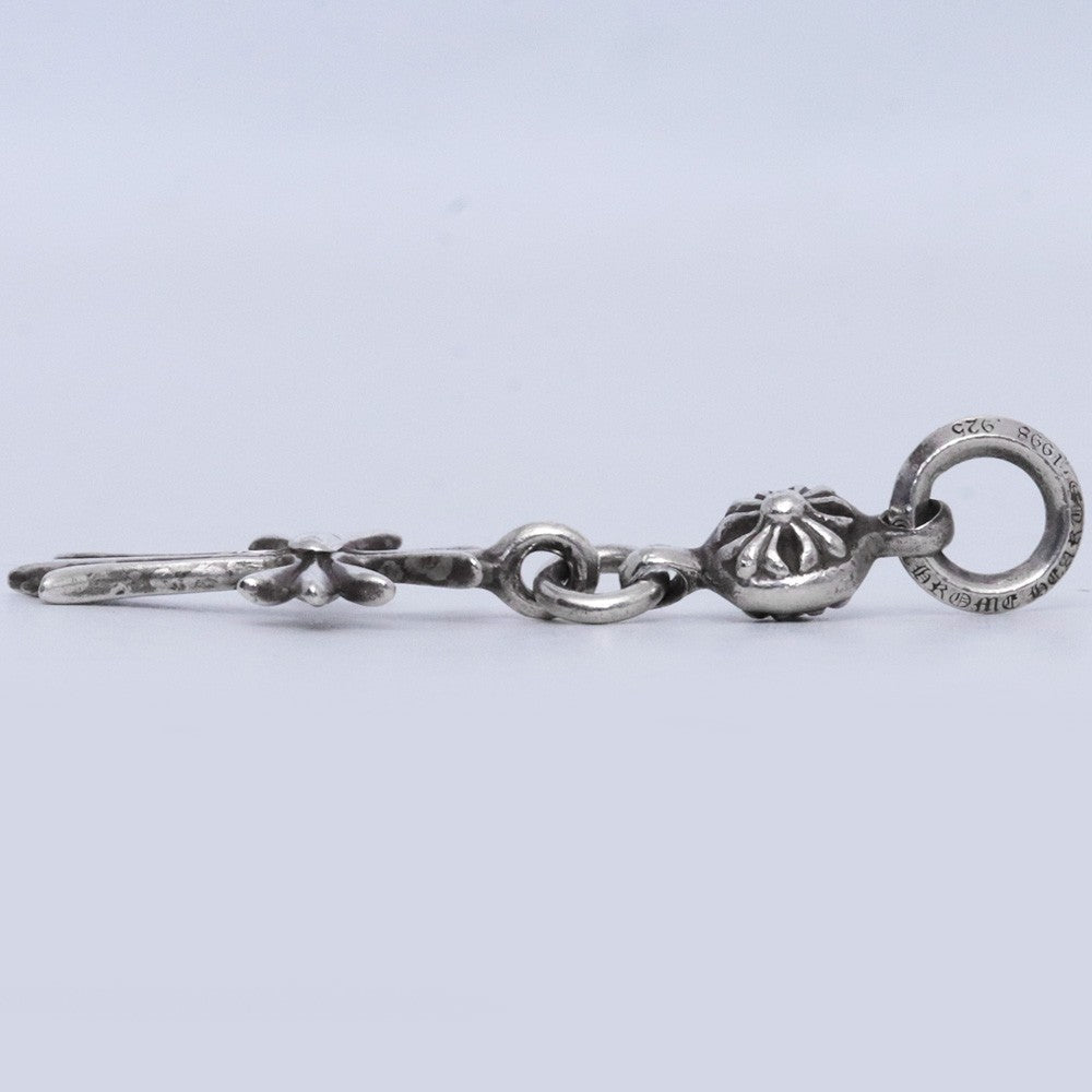CHROME HEARTS 1BALL TNY CH CRS Charm Silver Size F